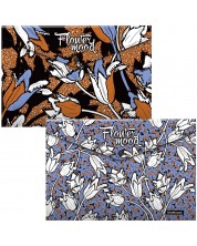 Σετ φάκελος με κουμπί Erich Krause - Tulips, A4, 4 τεμάχια, ποικιλία