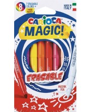 Σετ μαρκαδόροι Carioca Magic - 7 χρώματα + 1 που σβήνει