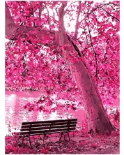 Σετ ζωγραφικής με αριθμούς  Foska - Ροζ φθινόπωρο -1
