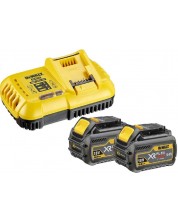 Σετ Επαναφορτιζόμενη μπαταρία DeWALT - DCB118T2-QW, 18V, 2х6 Ah, Flexvolt 54V -1