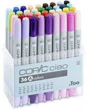 Σετ μαρκαδόρων Too Copic Ciao - Set A, 36 χρώματα -1
