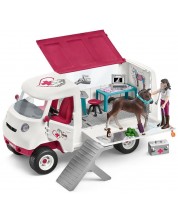 Σετ παιχνιδιών Schleich Horse Club - Κινητό κτηνιατρικό λεωφορείο -1