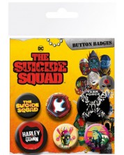 Σετ κονκάρδες ABYstyle DC Comics: The Suicide Squad - Emblems 