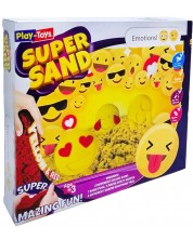 Σετ κινητικής άμμος Play-Toys - Super Sand Emoji