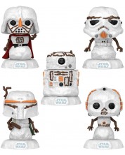 Μίνι σετ φιγούρες Funko POP! Movies: Star Wars - Holiday Darth Vader, Stormtrooper, Boba Fett, C-3PO R2-D2 (Special Edition)