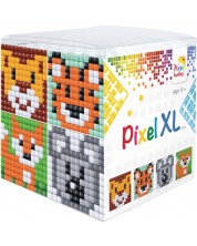 Δημιουργικό σετ με εικονοστοιχεία  Pixelhobby - XL, Κύβος, Άγρια ζώα -1
