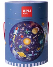 Στρογγυλό παζλ Apli - Το ηλιακό σύστημα, 48 κομμάτια -1