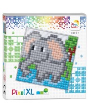 Pixelhobby Δημιουργικό σετ Pixel Hobby XL, 23x23 pixels - Ελεφαντάκι -1