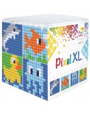 Δημιουργικό σετ με  Pixel  Pixelhobby- XL,Κύβος, υδρόβια ζώα -1