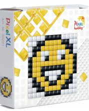 Δημιουργικό σετ με εικονοστοιχεία Pixelhobby - XL, Χαμογελαστό emoji -1