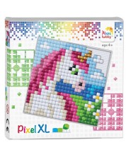 Δημιουργικό σετ με εικονοστοιχεία Pixelhobby - XL, Μονόκερος, Τύπος 2 -1