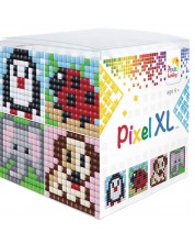 Δημιουργικό σετ με εικονοστοιχεία Pixelhobby - XL, Κύβος, ζώα -1