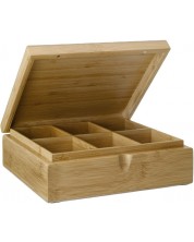 Κουτί τσαγιού με 6 διαμερίσματα Bredemeijer - 18.7 х 21.9 х 7.3 cm, μπαμπού