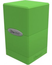 Κουτί καρτών Ultra Pro Satin Tower - Lime Green (100+ τεμ.) -1