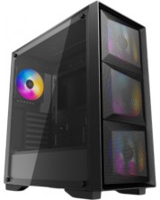 Κουτί Υπολογιστή DeepCool - MATREXX 50 MESH 4FS, mid tower, μαύρο/διαφανές -1