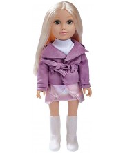 Κούκλα Ocie - Fashion Girl, με μωβ ρούχο, 46 cm -1