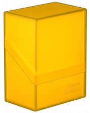 Κουτί για κάρτες Ultimate Guard Boulder Deck Case - Standard Size, κίτρινο (80 τεμάχια)