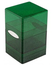 Κουτί καρτών Ultra Pro Satin Tower - Glitter Green (100+ τεμ.) -1