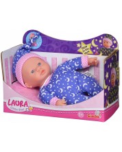 Κούκλα-μωρό Simba Toys - Λάουρα, με φωτιζόμενα ρούχα στο σκοτάδι