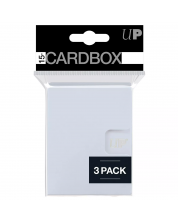 Κουτί καρτών Ultra Pro - Card Box 3-pack, White (15+τεμ.)  -1