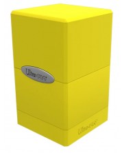 Κουτί καρτών Ultra Pro Satin Tower - Bright Yellow (100+ τεμ.) -1