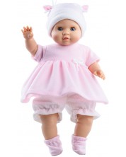 Κούκλα-μωρό Paola Reina Manus - Έιμι, με ροζ τουνίκ και παντελόνι, 36