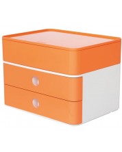 Κουτί με 2 συρτάρια  Han - Allison smart plus, πορτοκαλί -1
