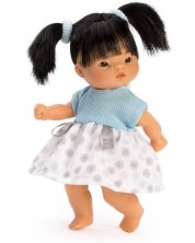 Κούκλα Asi Bombonchin - Cheney, με μπλε φόρεμα και δύο ουρές, 20 εκ