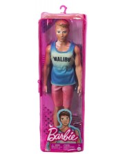 Κούκλα Barbie Fashionistas - 192, Ken, φορώντας φανελάκι από το Malibu -1