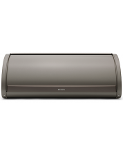 Κουτί ψωμιού Brabantia - Roll Top, 16 l, Platinum