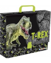 Χαρτοφύλακας με λαβή Bambino Premium T-Rex - A4