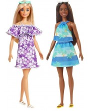 Κούκλα Barbie - Με αξεσουάρ παραλίας, ποικιλία -1