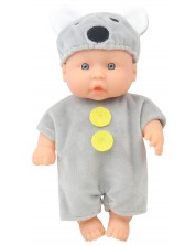 Κούκλα Moni Toys - Με γκρι κοστούμι ποντικιού, 20 εκ