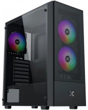 Κουτί Υπολογιστή Xigmatek - Hero II Air 3F, middle tower, μαύρο/διαφανές -1