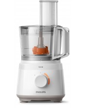 Κουζινομηχανή  Philips Daily Collection - HR7320, 700W, 2 επίπεδα, 2.1 l, λευκό -1