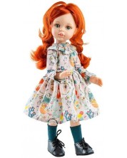 Κούκλα Paola Reina Amigas - Christie, με χρωματιστό φόρεμα, 32 εκ