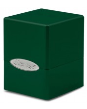 Κουτί καρτών Ultra Pro Satin Cube -  Hi-Gloss Emerald Green -1