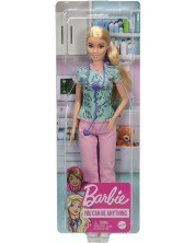 Κούκλα Mattel Barbie -Με επάγγελμα, Νοσοκόμα -1