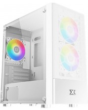 Κουτί Υπολογιστή Xigmatek - Oreo Arctic, mini tower, λευκό/διαφανές -1