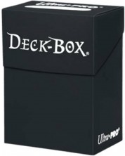 Κουτί καρτών Ultra Pro - Solid Color Deck Box, Black (80+ τεμ .)