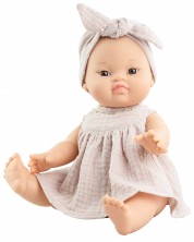 Κούκλα μωρό Paola Reina Los Gordis - Johanna, με φόρεμα και τουρμπάνι, 34 εκ -1