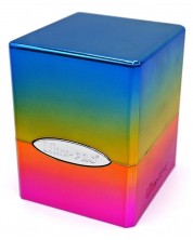 Κουτί καρτών Ultra Pro Hi-Gloss Satin Cube - Rainbow (100+ τεμ.)