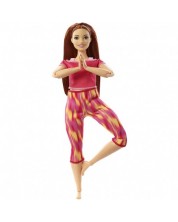 Κούκλα Mattel Barbie Made to Move. με κόκκινα μαλλιά
