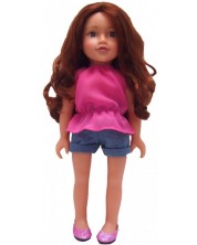 Κούκλα  Micki Pippi -  Bella, με μακριά μαλλιά για χτενίσματα, 46 cm