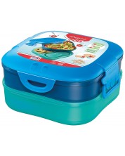 Κουτί φαγητού Maped Concept Kids - Μπλε, 1400 ml -1