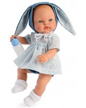 Κούκλα Asi Dolls - Μωρό Άλεξ, με καπέλο κουνελάκι, 36 εκ -1