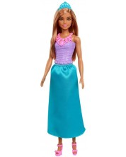Mattel Barbie κούκλα - Πριγκίπισσα με μπλε φούστα -1