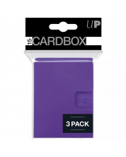 Κουτί καρτών Ultra Pro - Card Box 3-pack, Purple (15+ τεμ .)  -1