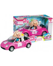 Κούκλα RS Toys - Σόφη, με αυτοκίνητο και σκυλάκι, 12 εκ -1