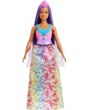Κούκλα Barbie Dreamtopia - Με μωβ μαλλιά -1